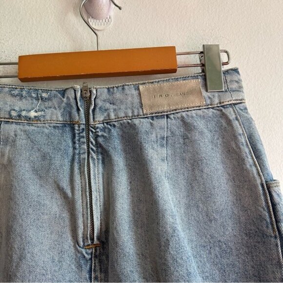 IRO Sz XS Denim Distressed Jean Skirt - Picture 7 of 12
